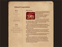 Tablet Screenshot of dalandcorp.com